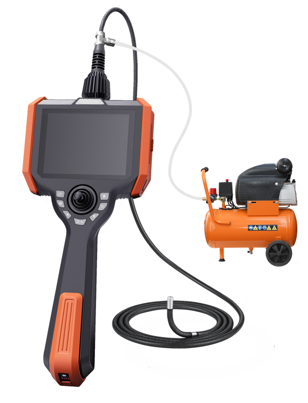 Webvision Professionelle hitzebeständige Endoskopkamera bis 300°C – 8 mm Sonde – 360° steuerbar