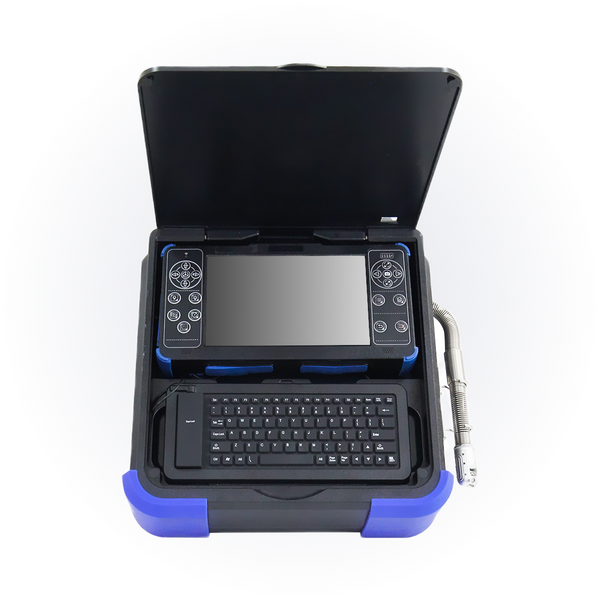 Webvision Professionelle HD-Inspektionskamera – 360° Pan/Tilt – mit Meterzähler – IP68