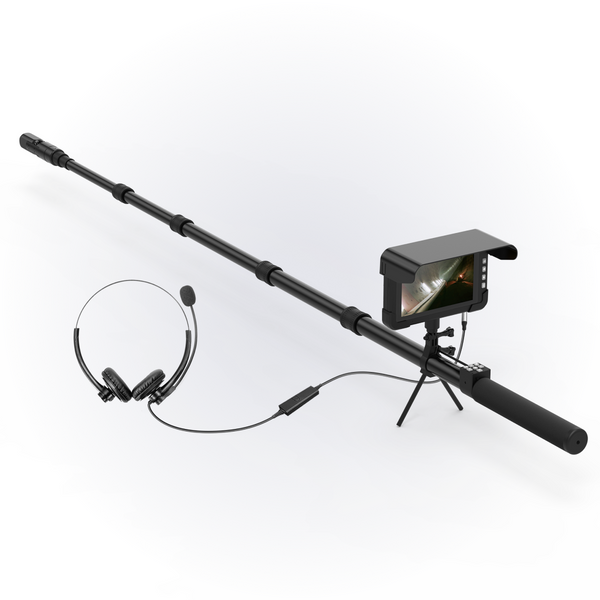 Webvision Professionelle Teleskop-Inspektionskamera mit 360° PT – 4K-Monitor