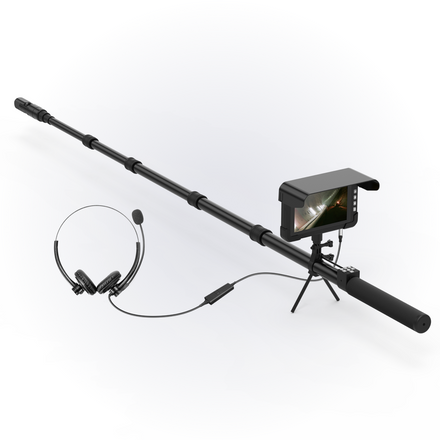 Webvision Professionelle Teleskop-Inspektionskamera mit 360° PT – 4K-Monitor